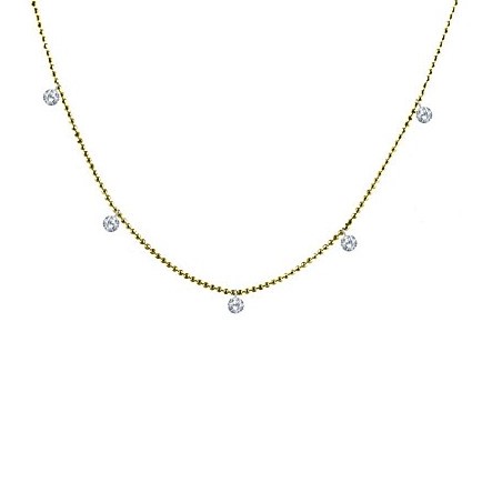 Diamond 5-Stone Necklace