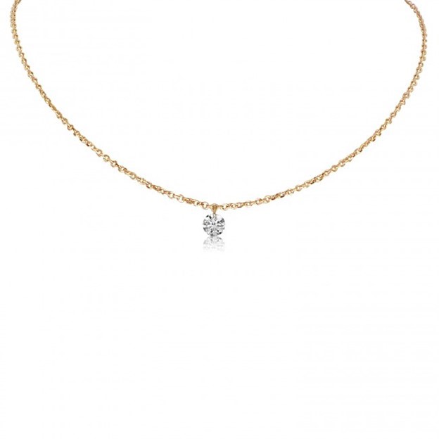 Dangling Diamond Necklace