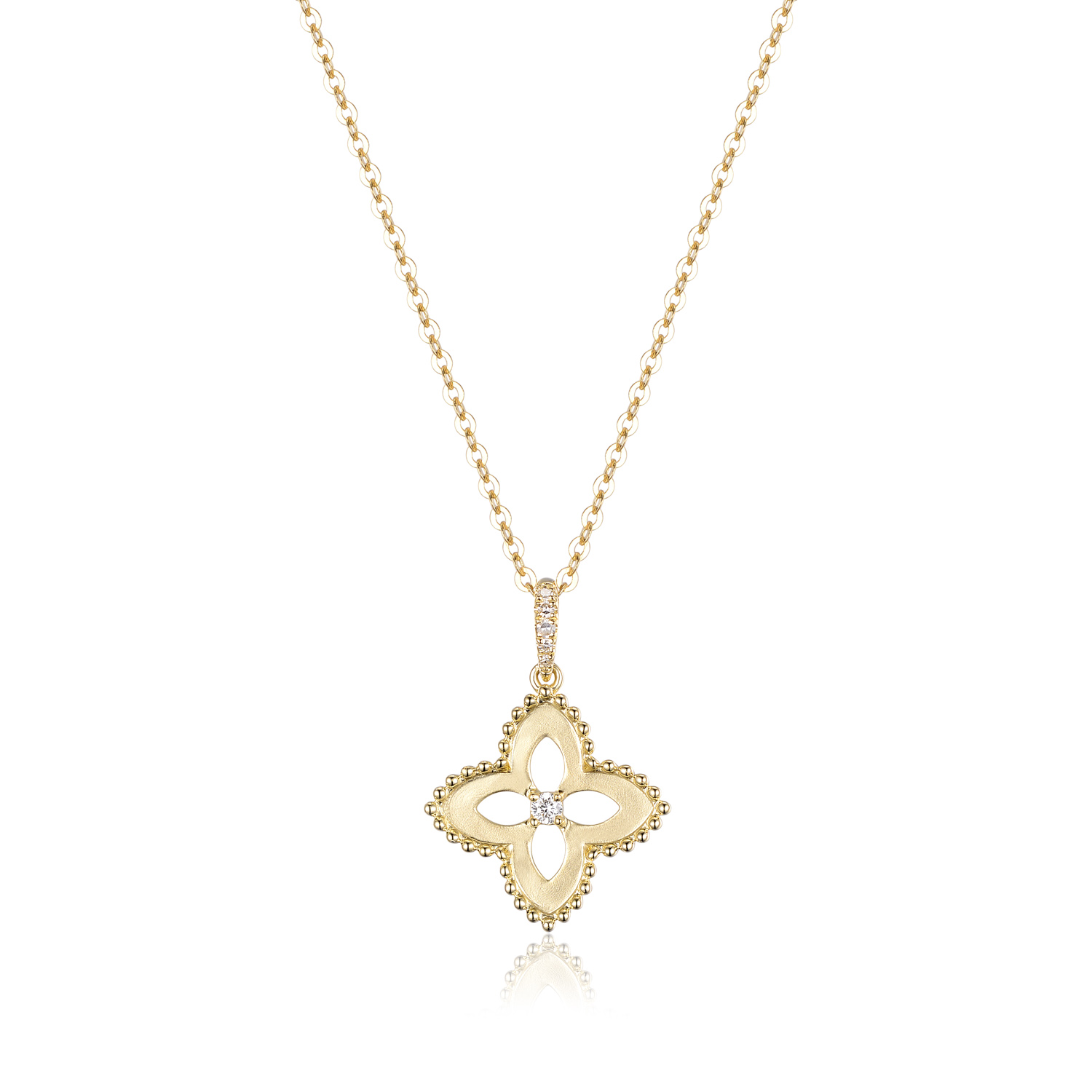 Diamond Clover Necklace