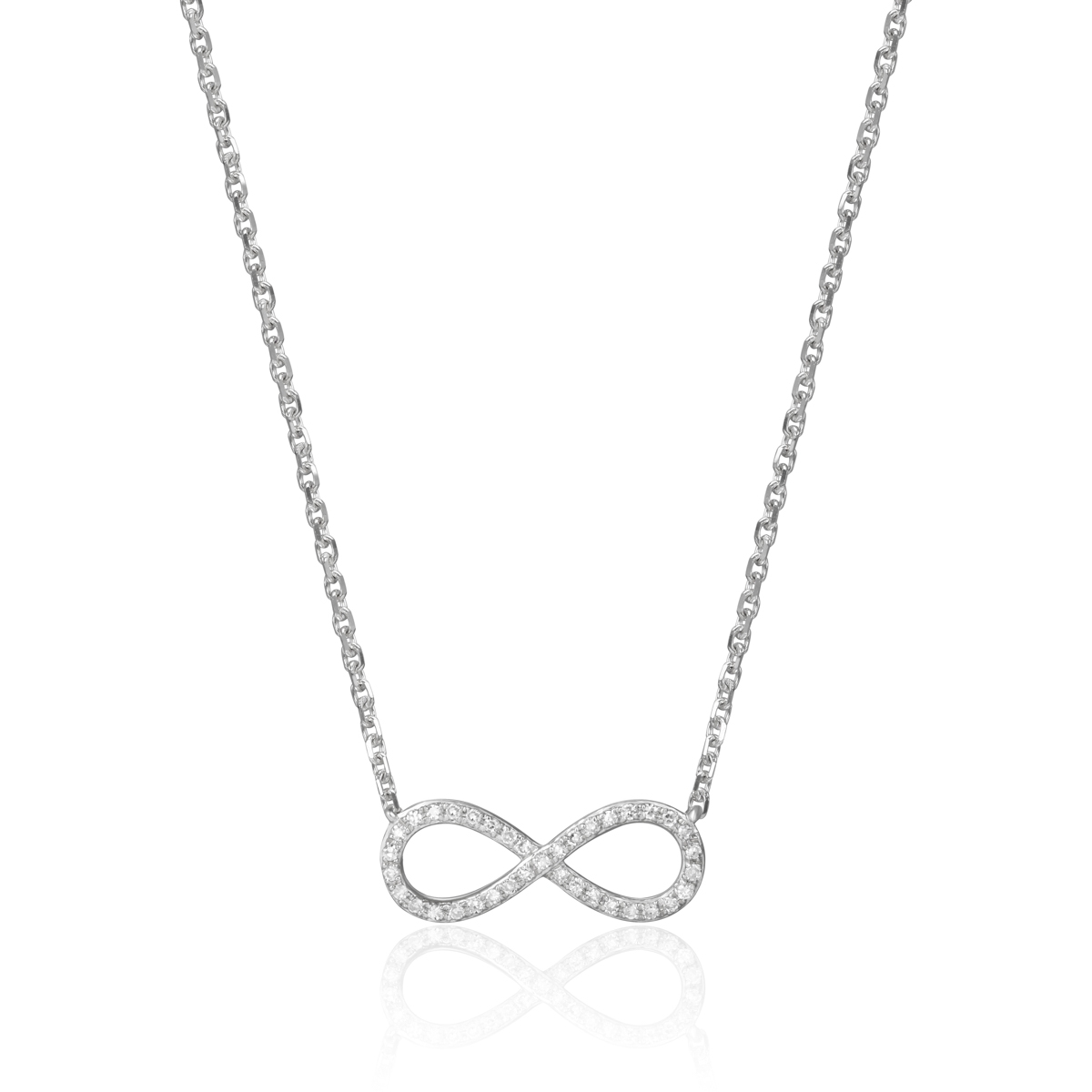 Diamond Infinity Necklace