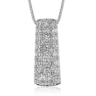 Pave Slide Necklace