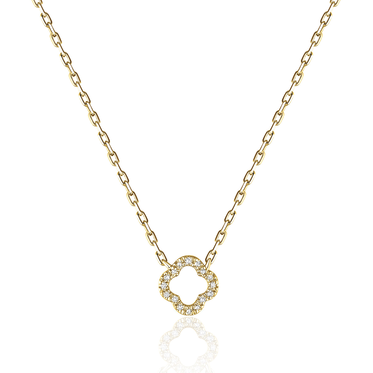 Diamond Clover Necklace