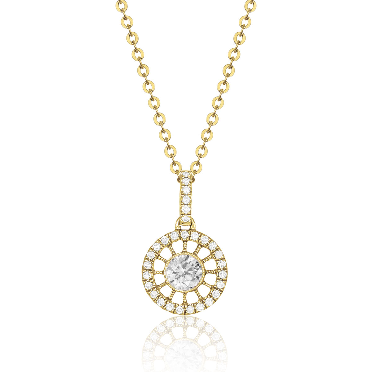 Open Halo Necklace