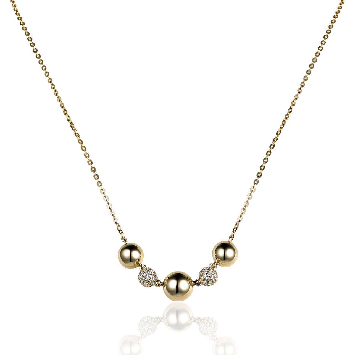 Accented Bubble Necklace