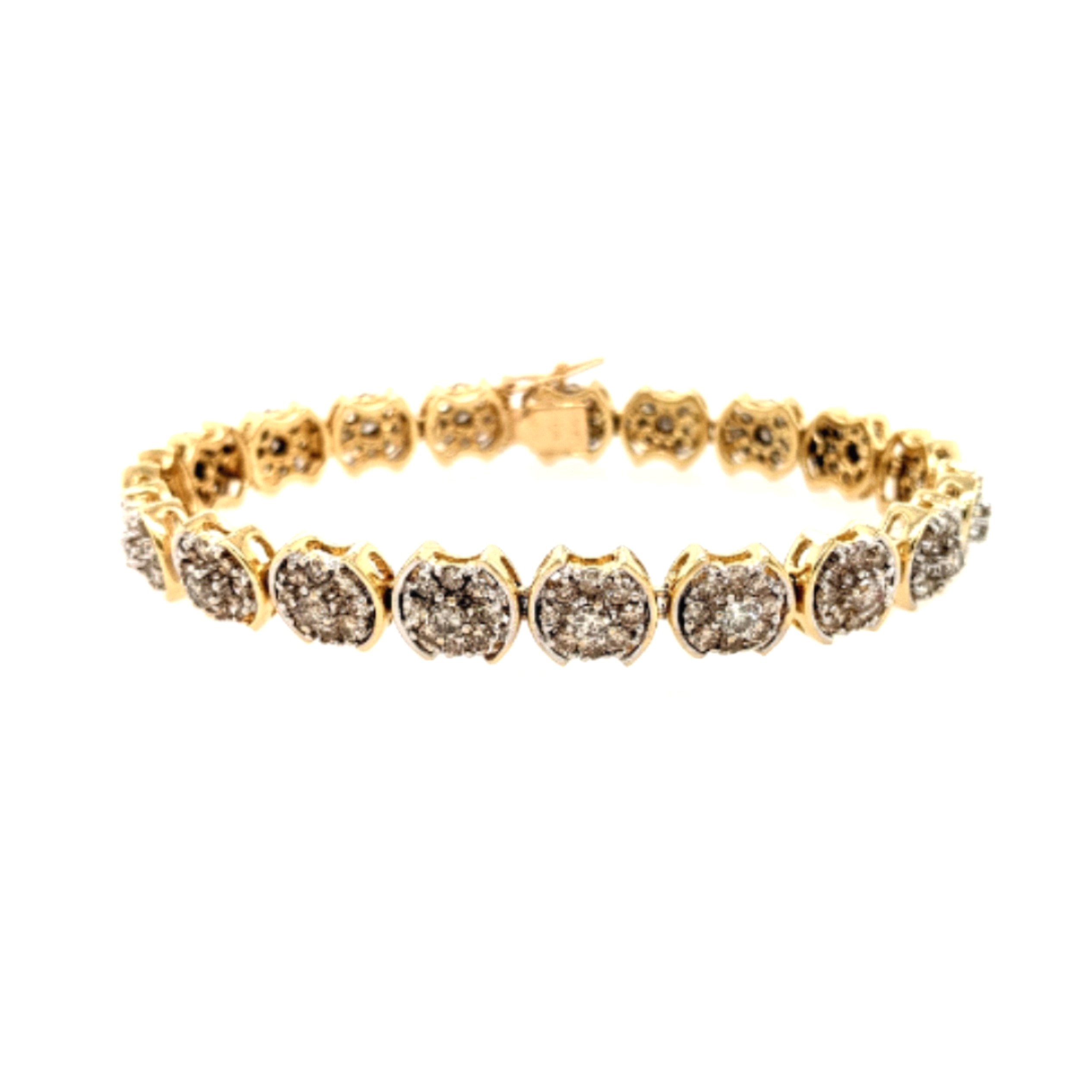 Diamond Cluster Bracelet