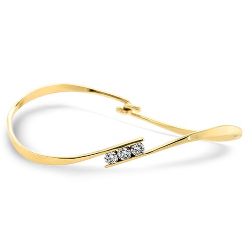 Diamond Wavy Bangle