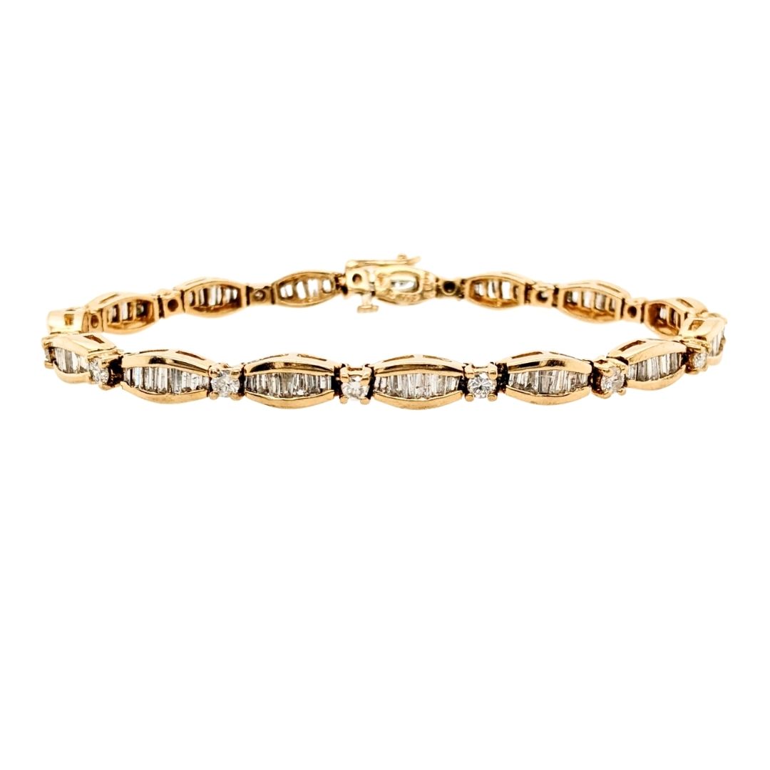 Diamond Baguette Bracelet