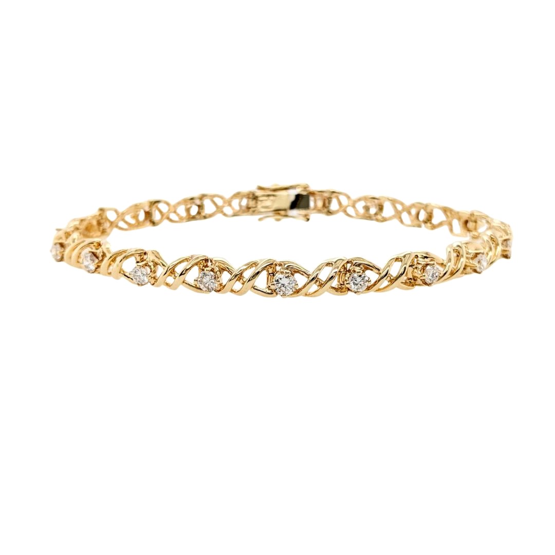 Diamond Stylized Bracelet