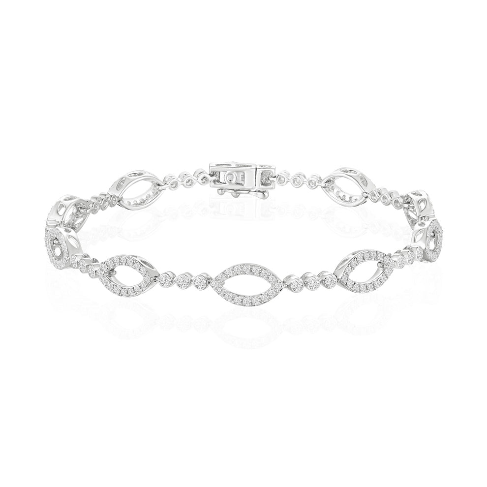 Scallop Diamond Bracelet