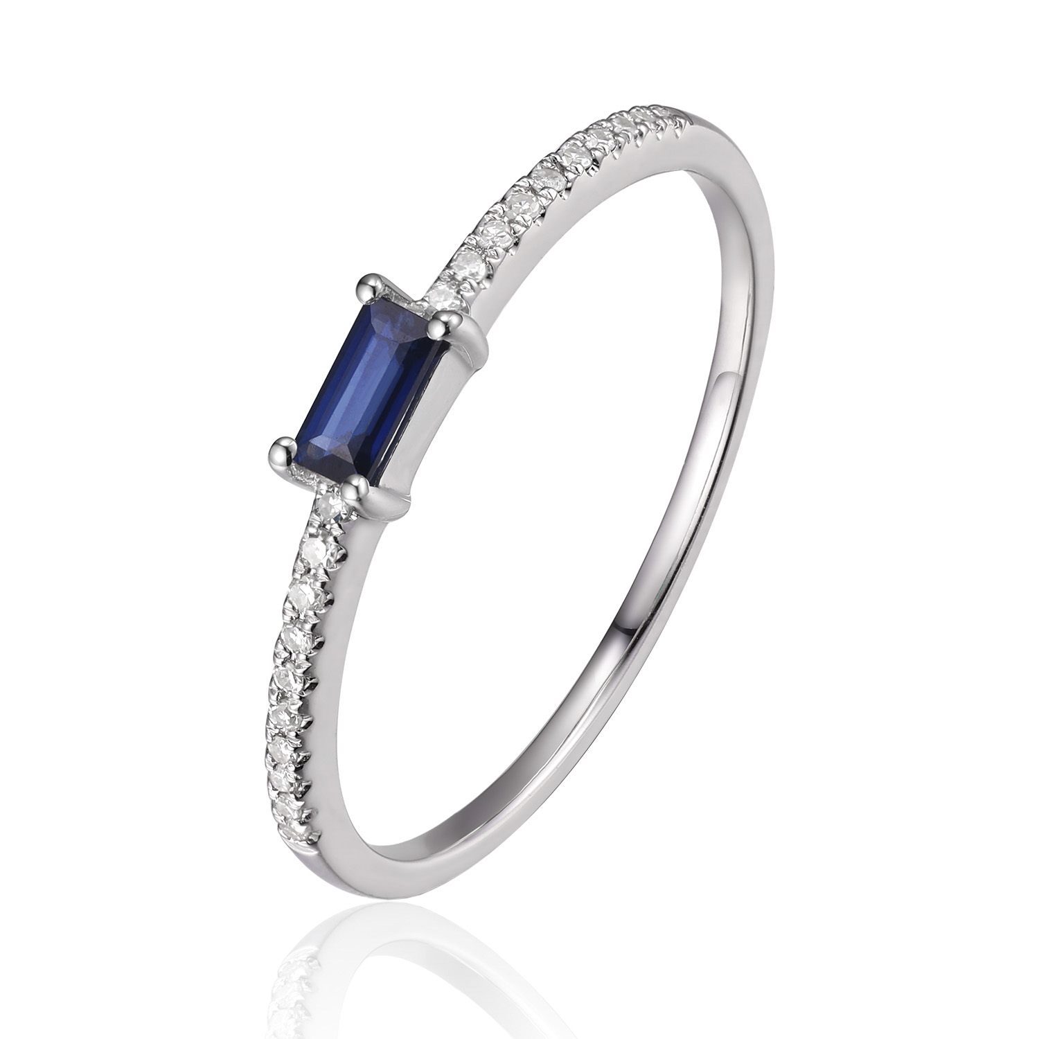 Sapphire and Diamond Ring