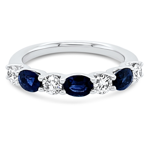 Sapphire and Diamond Band