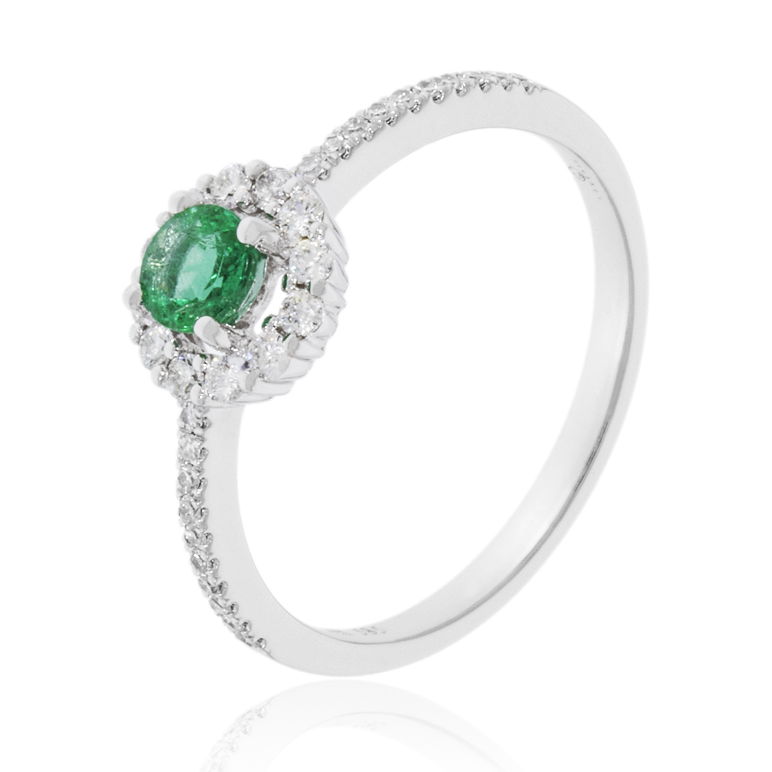 Emerald and Diamond Ring