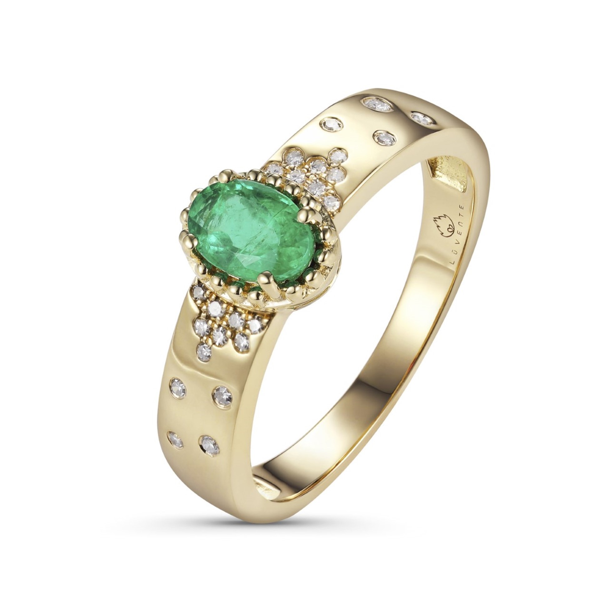 Emerald and Diamond Ring