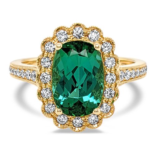 Green Tourmaline Ring