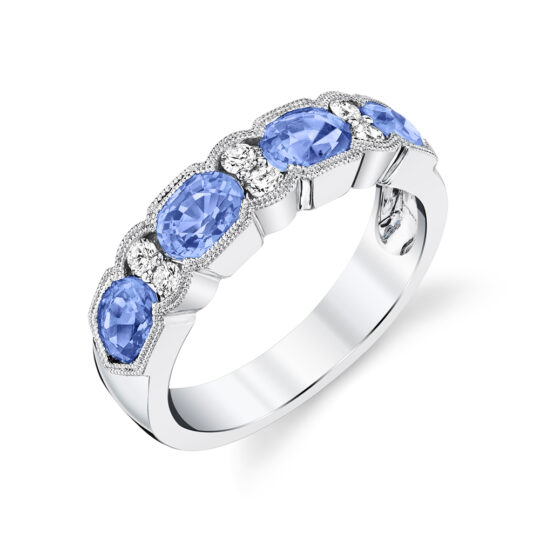 Sapphire and Diamond Ring