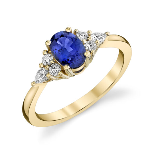 Sapphire and Diamond Ring