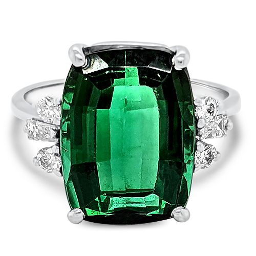 Green Tourmaline Ring