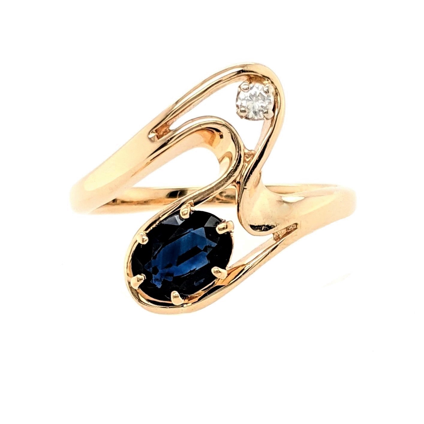 Sapphire and Diamond Ring