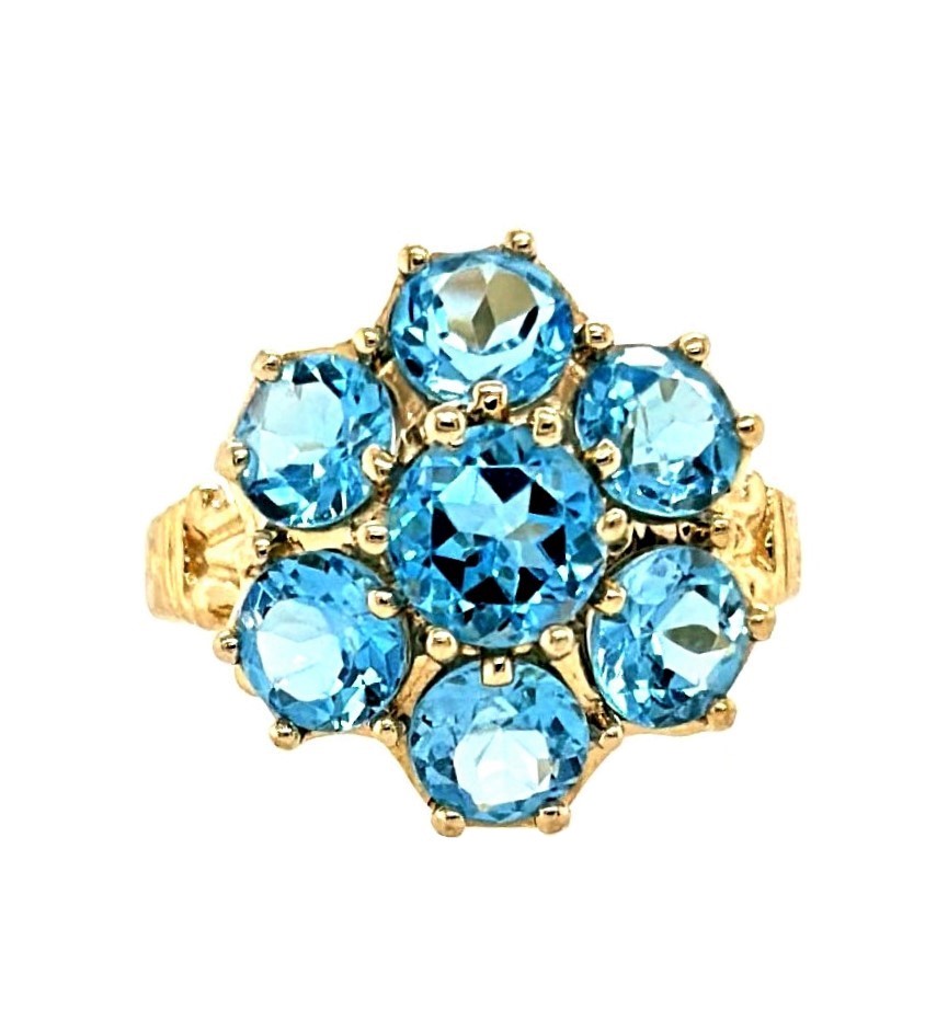 Blue Topaz Ring