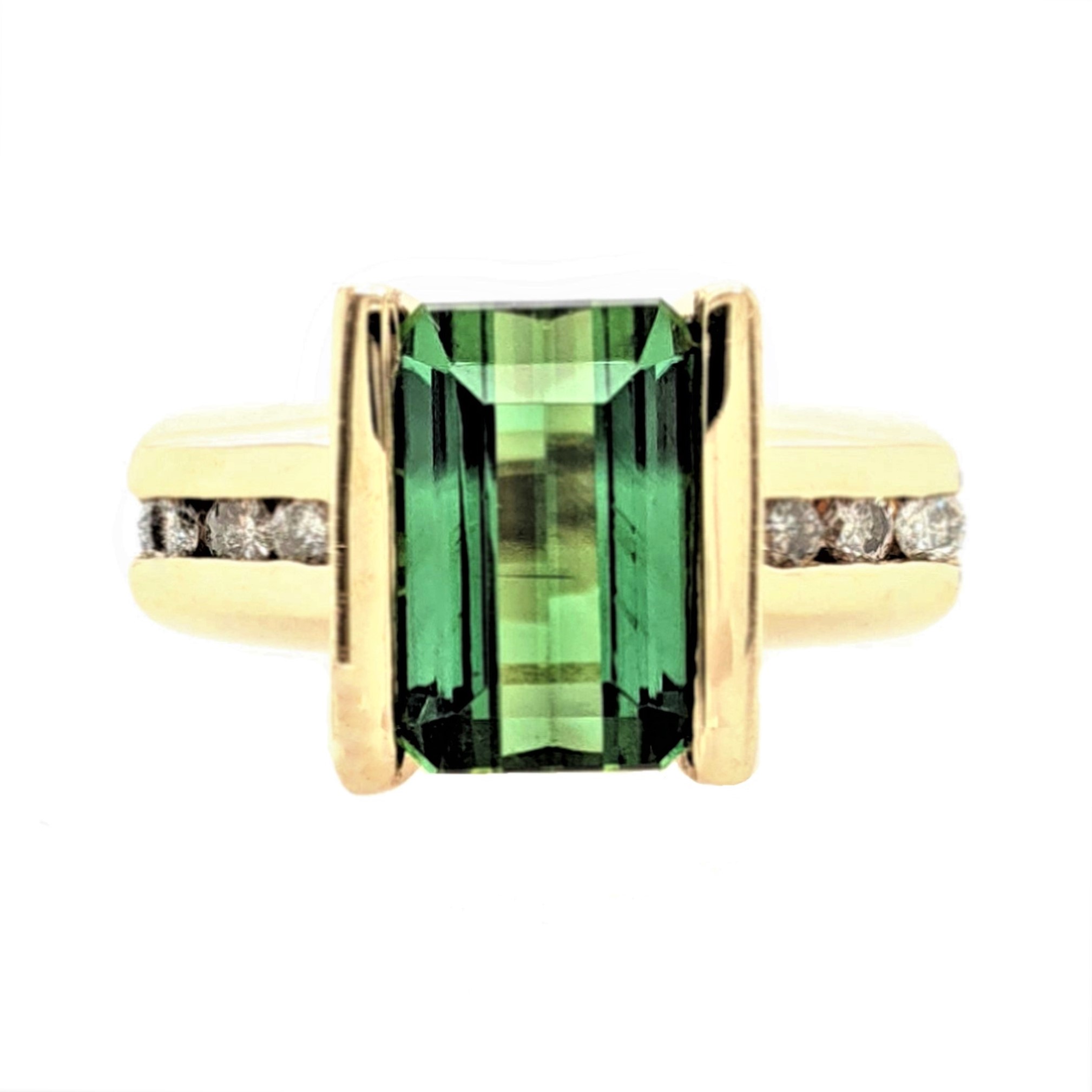 Green Tourmaline Ring