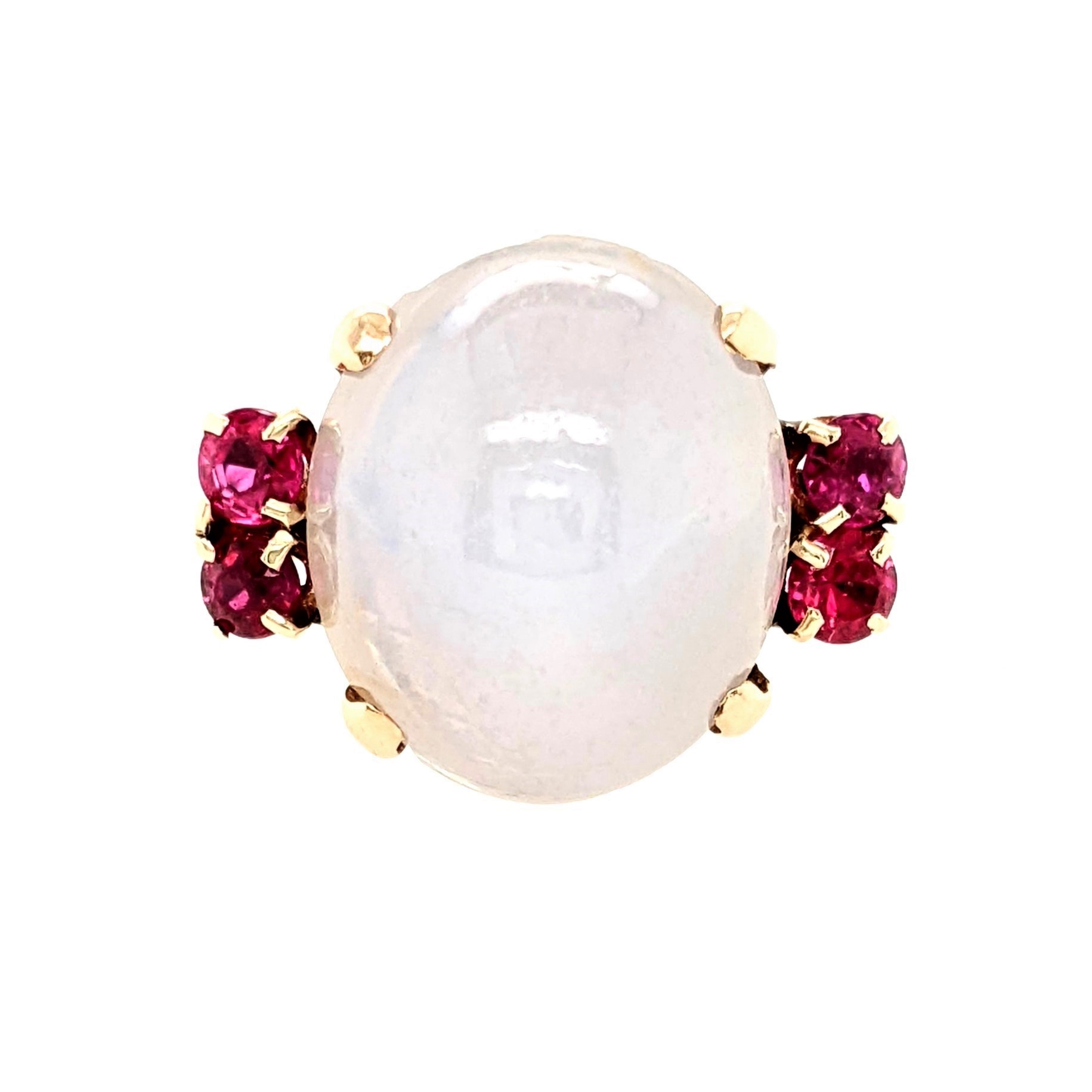 Star Sapphire and Ruby Ring