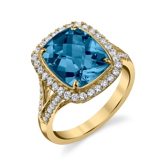 London Blue Topaz Ring