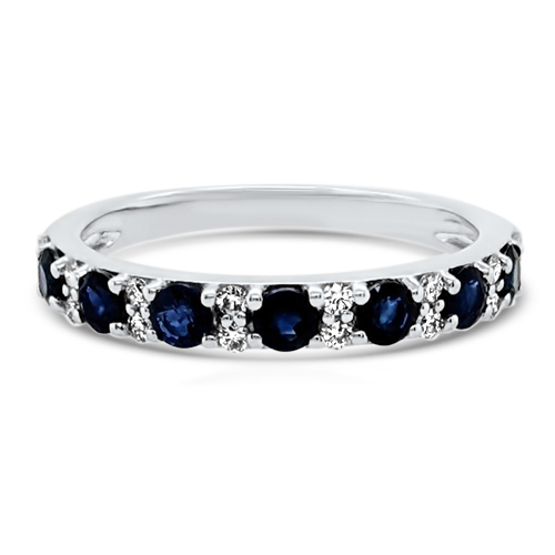 Sapphire and Diamond Band