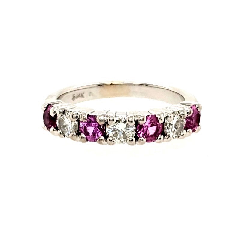 Pink Sapphire Band