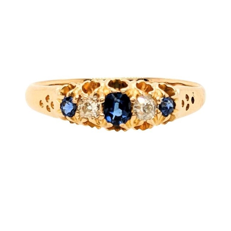 Sapphire and Diamond Ring