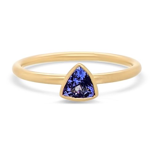 Tanzanite Bezel Ring