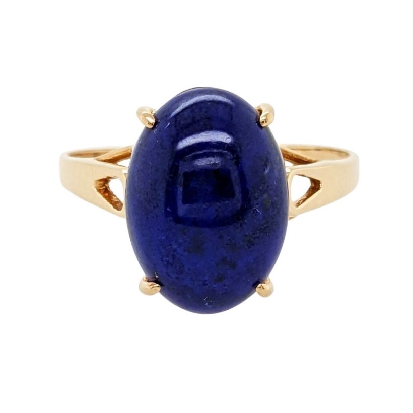 Oval Lapis Ring