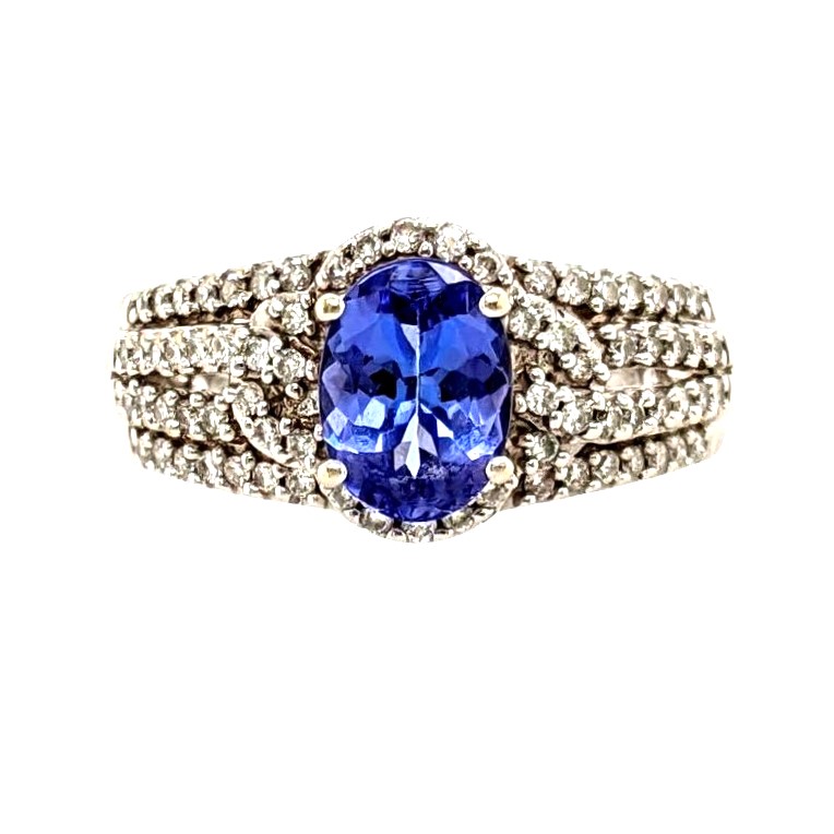 Oval Tanzanite Ring