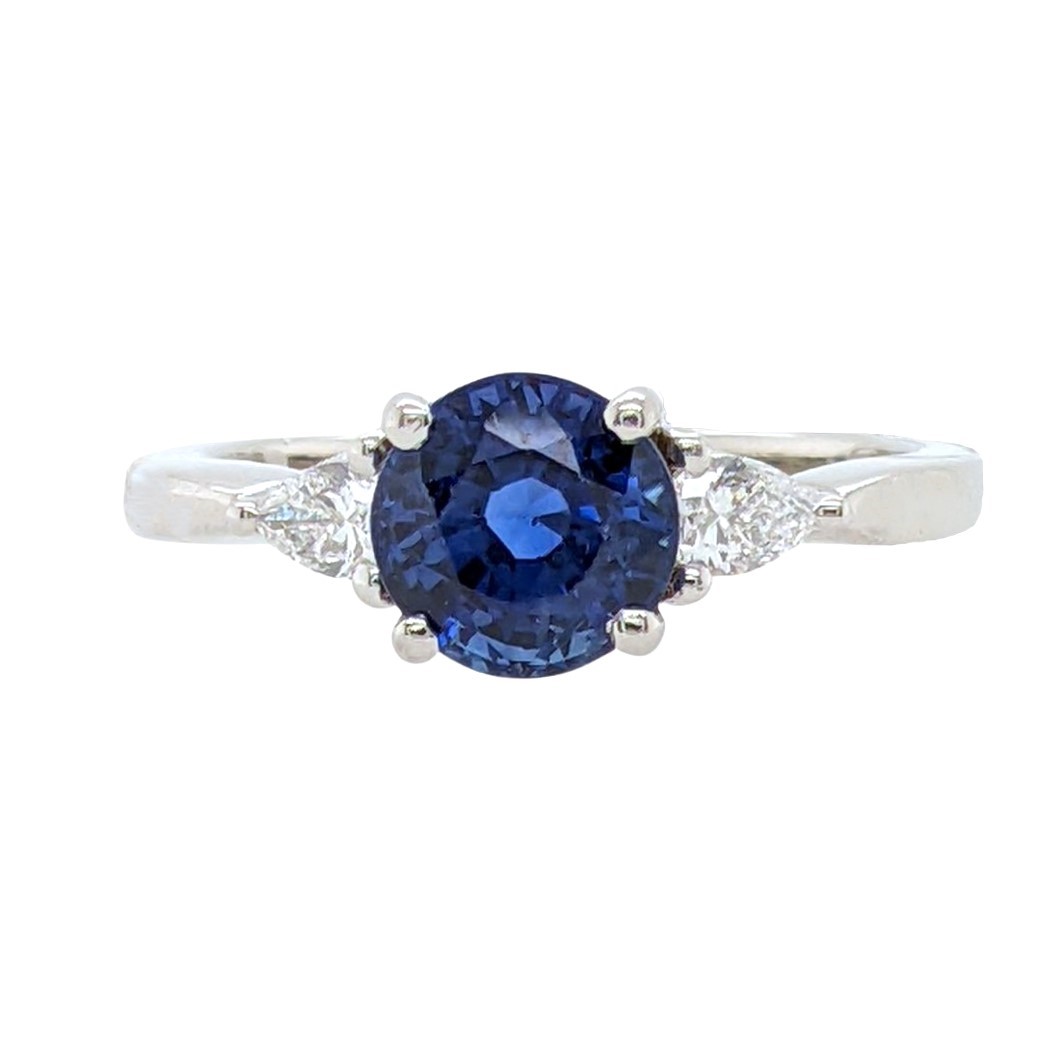 Sapphire 3-Stone Ring