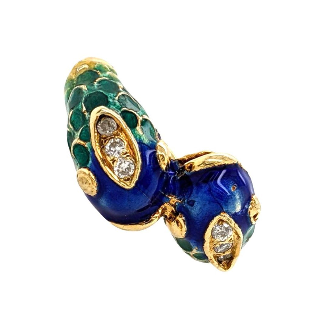 Enamel Fish Ring