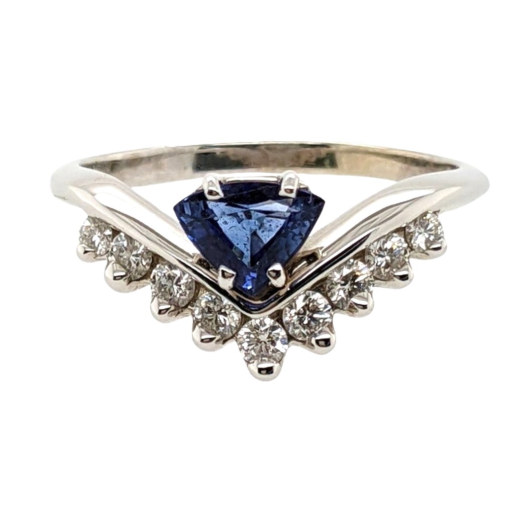 Trillion Sapphire Ring