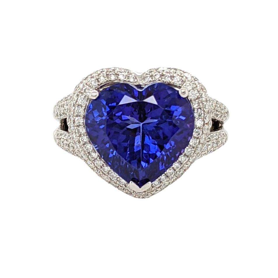 Heart Tanzanite Ring