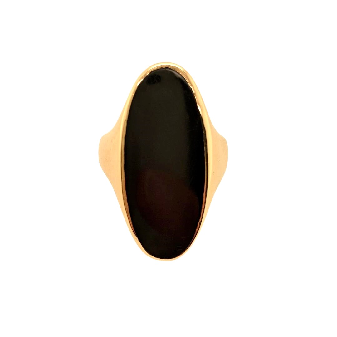 Oval Onyx Ring