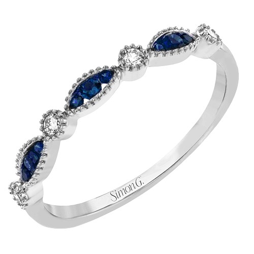 Sapphire and Diamond Band