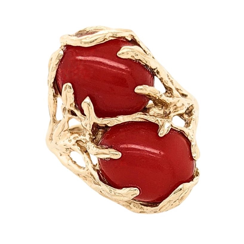 Red Coral Ring