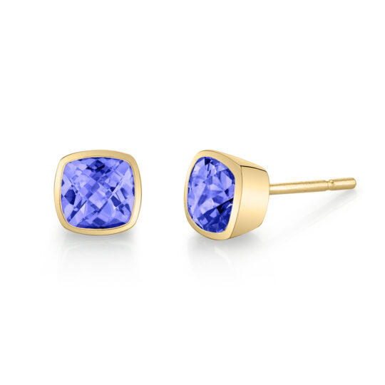 Tanzanite Stud Earrings