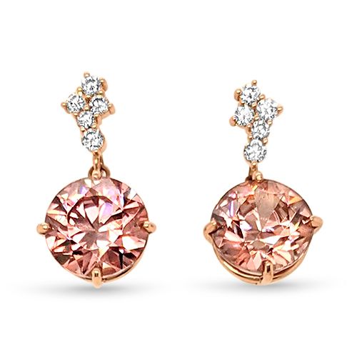 Champagne Zircon Earrings