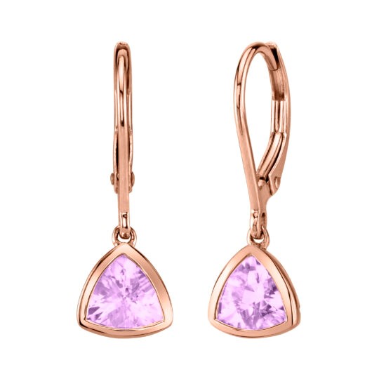 Lavender Amethyst Earrings