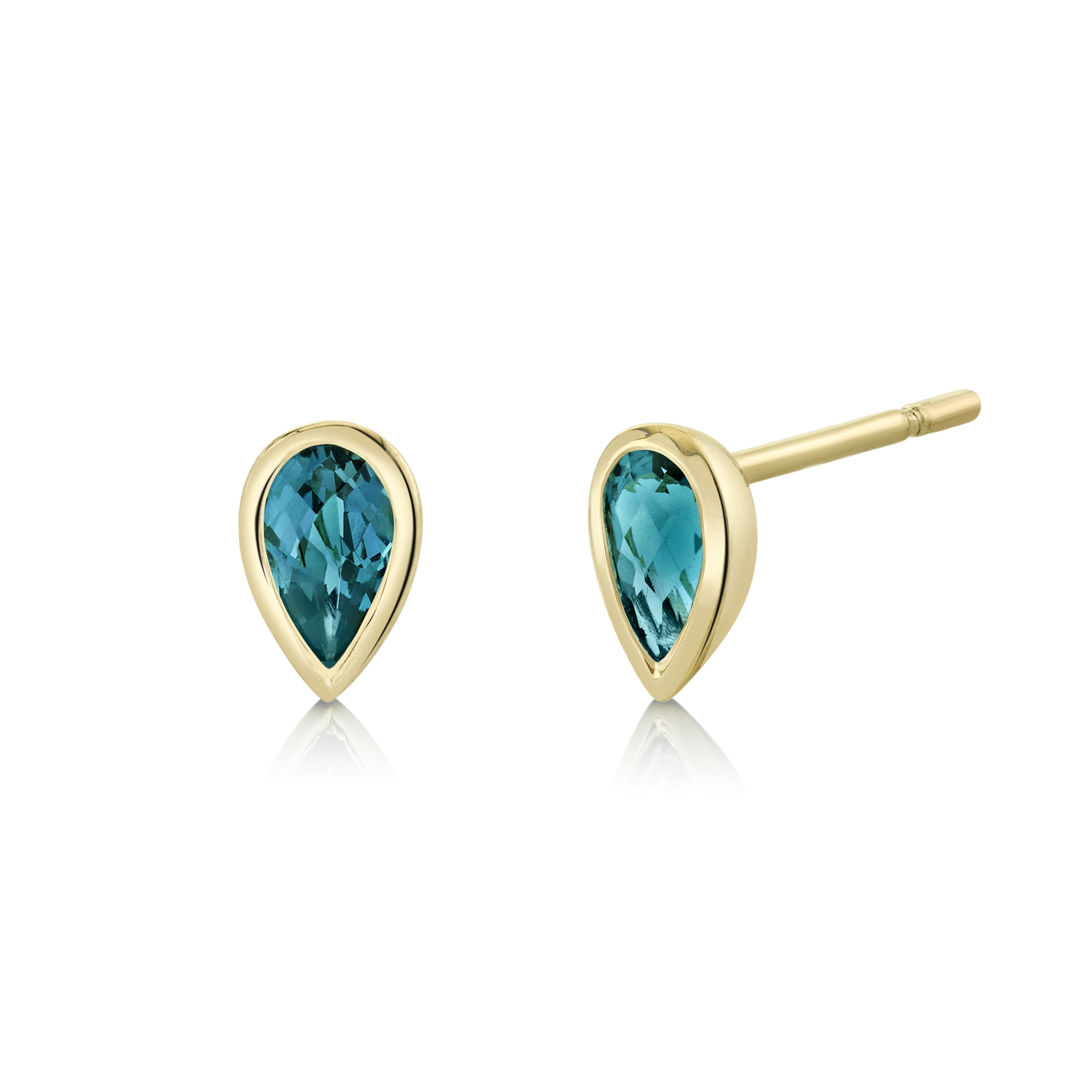 London Blue Topaz Studs