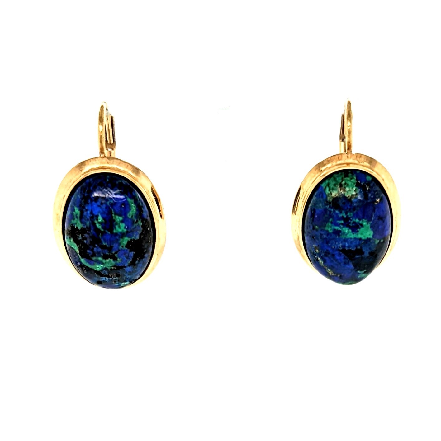 Azure-Malachite Earrings