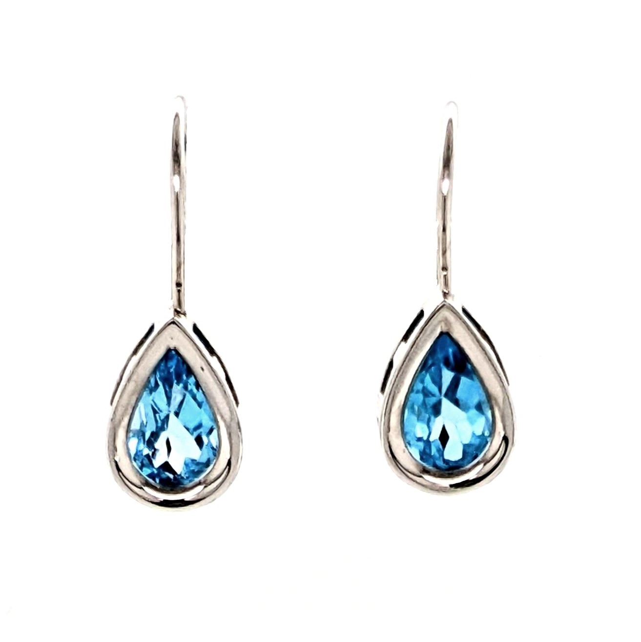 Blue Topaz Earrings