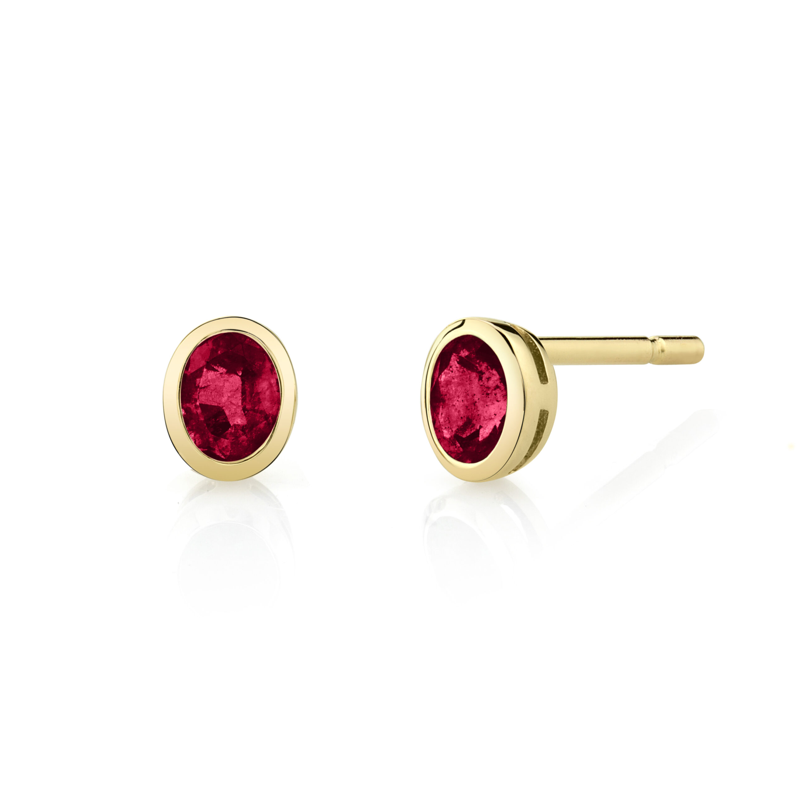 Ruby Stud Earrings