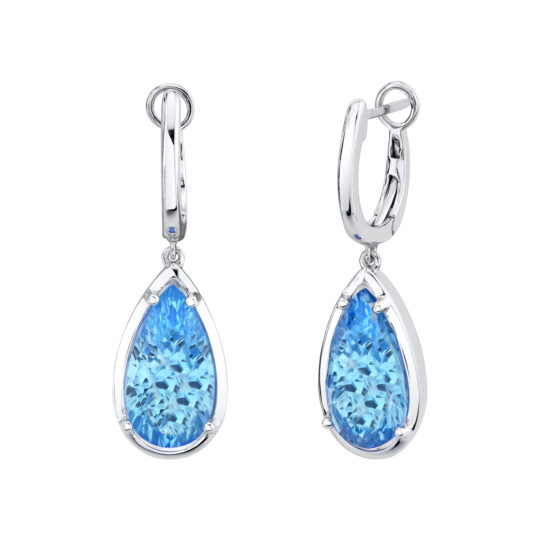 Blue Topaz Earrings