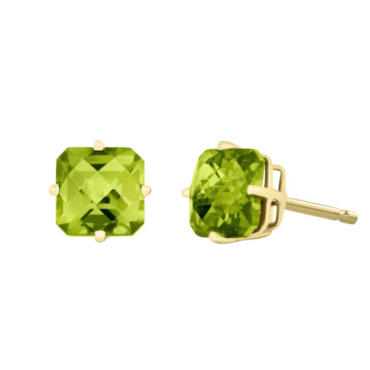 Peridot Stud Earrings