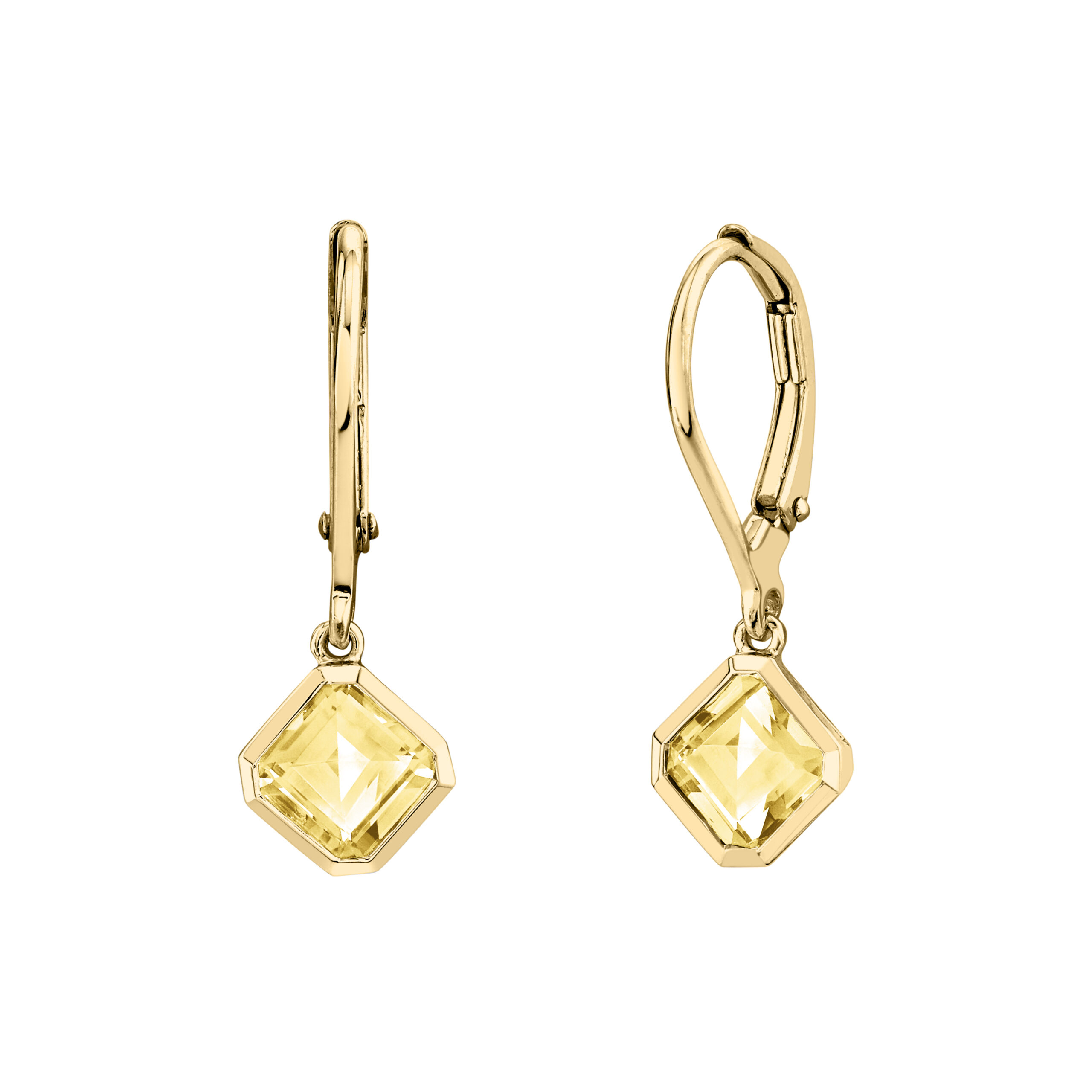 Light Citrine Earrings