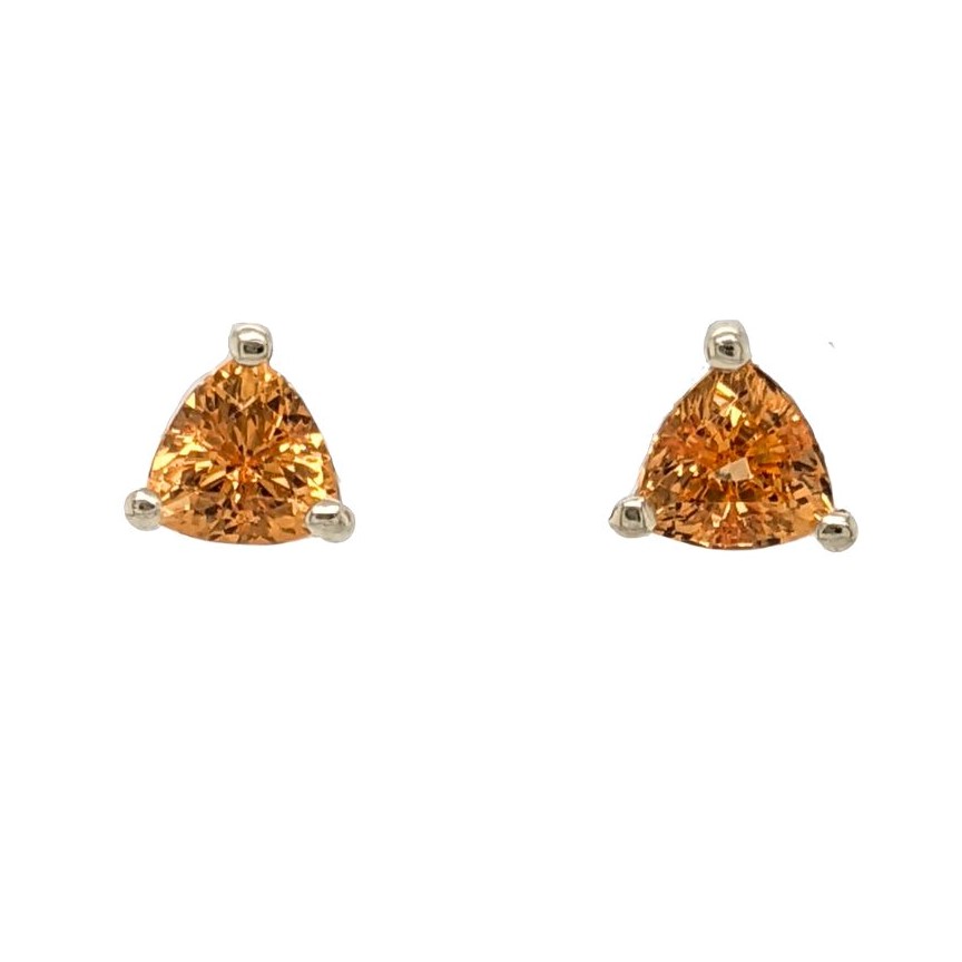 Spessartite Stud Earrings